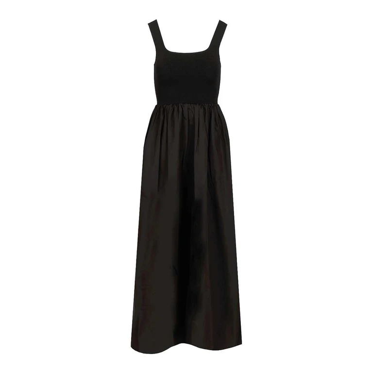 Matteau Robe Au Genou - Noir