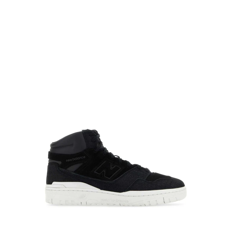 Black Leather And Mesh Junya Watanabe X New Balance Bb650 Sneakers