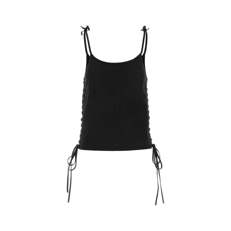 J. W. Anderson Black Cotton Tank Top