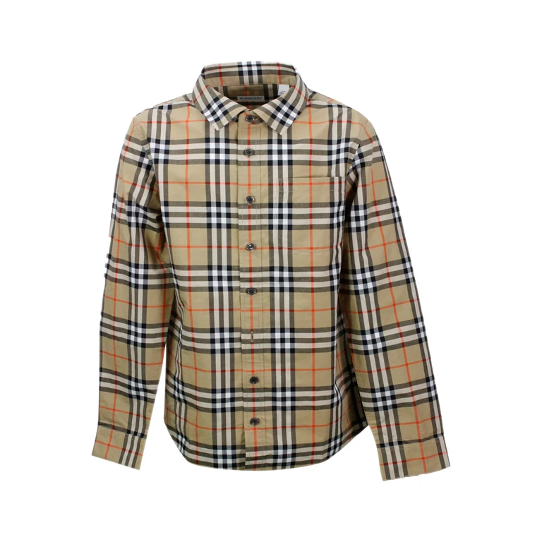 Burberry Shirts Beige 100co