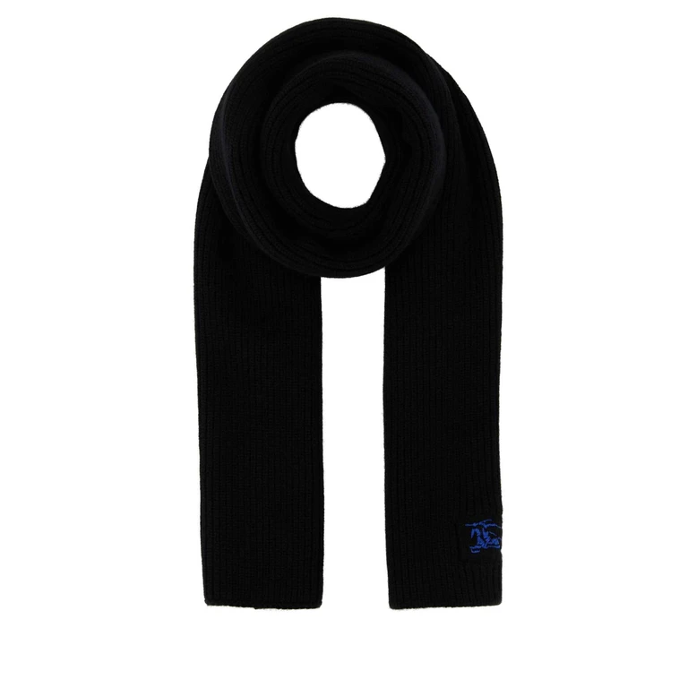Burberry Black Cashmere Scarf Exterior: Sciarpe E Foulard - Women