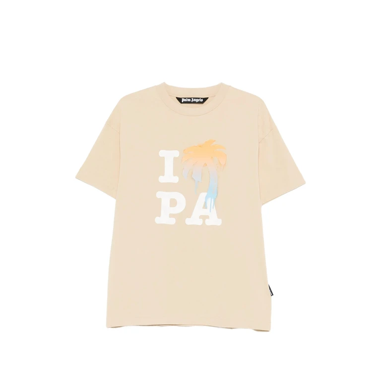 Palm Angels Palm-tree-print T-shirt