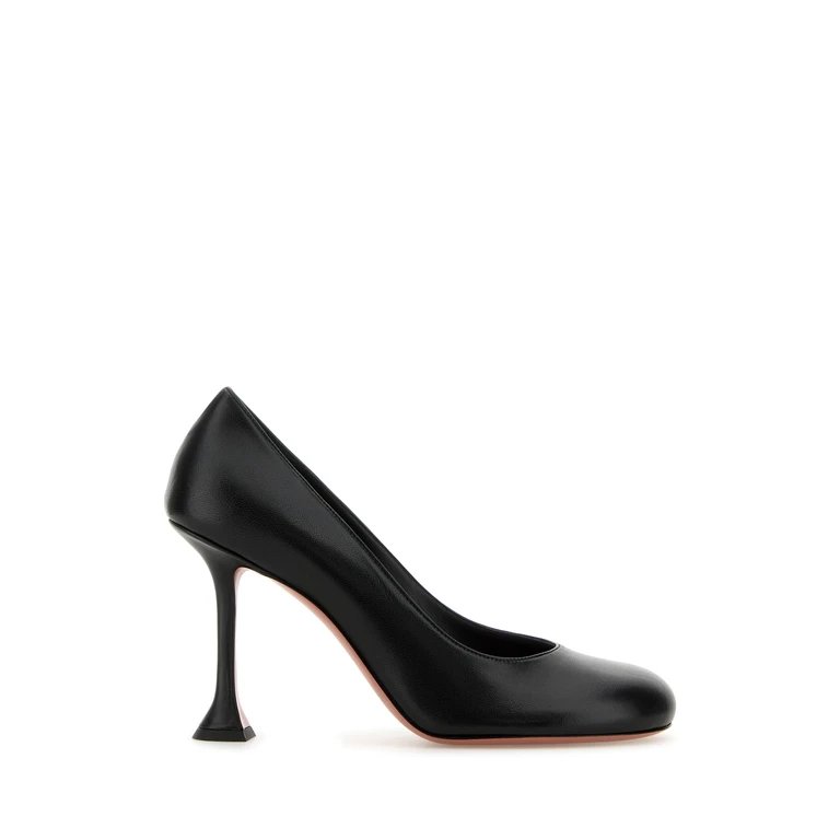 Amina Muaddi Iris Pump 95 Nappa Black 95 Mm Mini