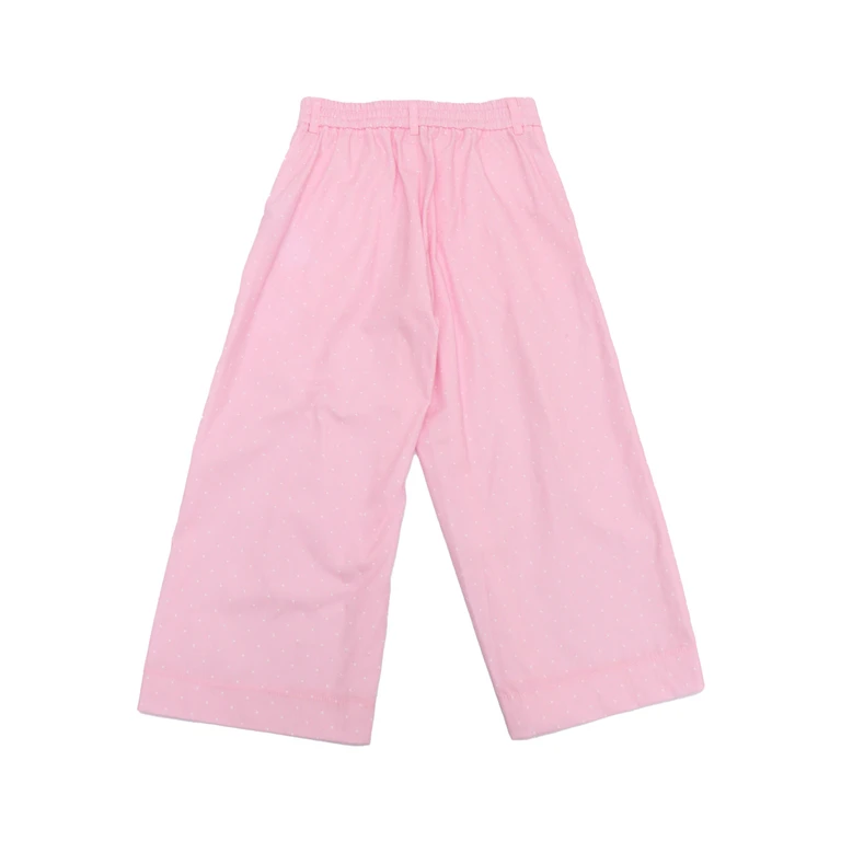 Monnalisa Cropped Popeline Pants