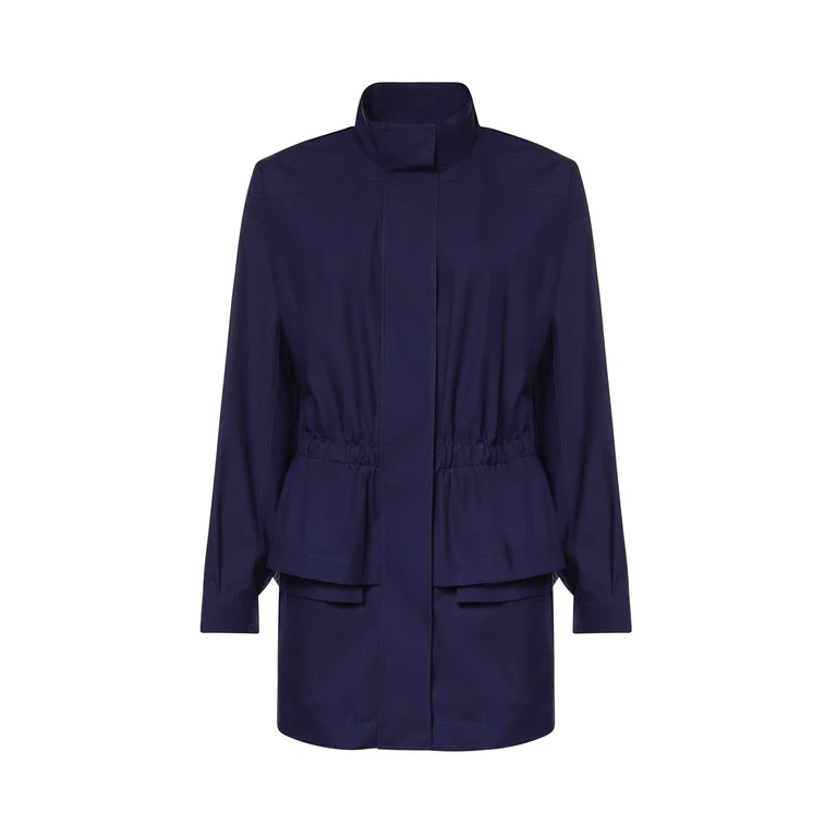 Fendi Coats Blue Co+vi+bott:mdp - Women