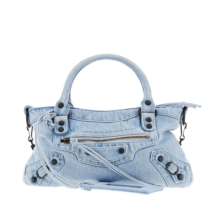 BALENCIAGA Denim 'Le City First' bag Woman One Size