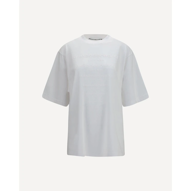 ALEXANDER WANG Gradient logo short-sleeve T-shirt Female XS