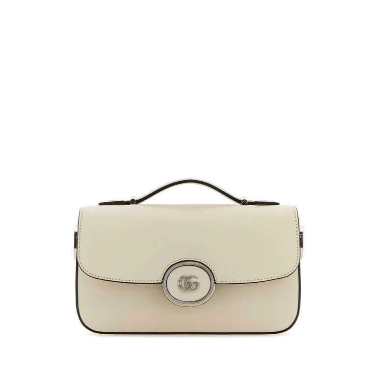 Gucci Ivory Leather Mini Petite Gg Handbag Mysticwhite Borse A Mano - Women