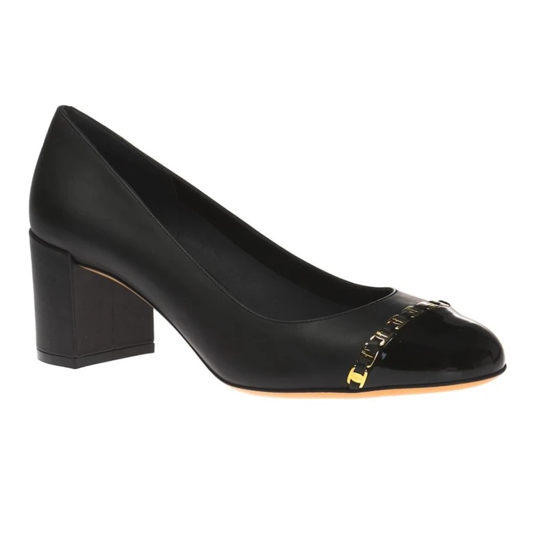 Salvatore Ferragamo Avella Stack Heel Pumps