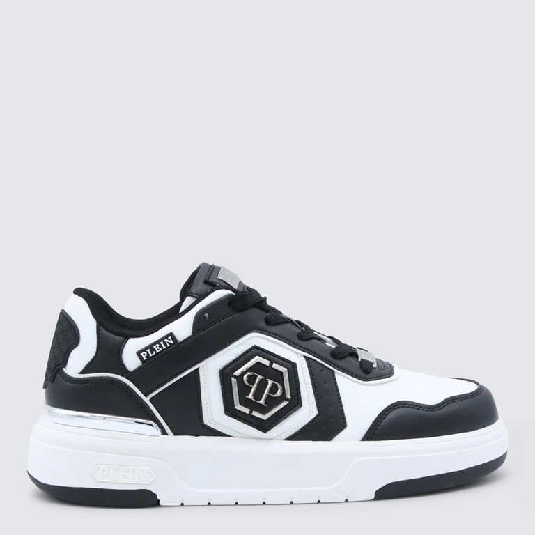 Philipp Plein Flat Shoes White/black - Men