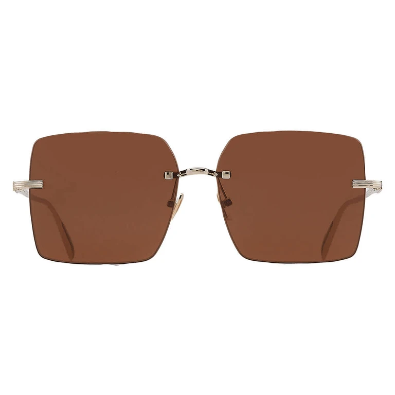 Salvatore Ferragamo Brown Square Ladies Sunglasses SF311S 745 60