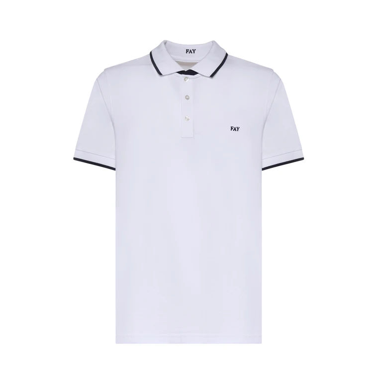 Fay Stretch Pique Polo