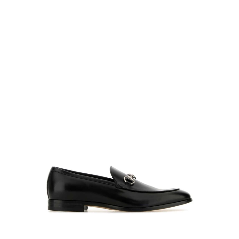 Gucci Black Leather Loafers Neronero Mocassini - Men