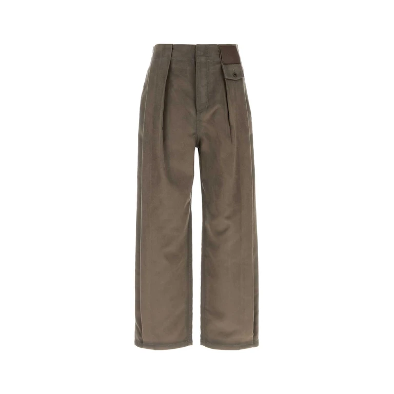 Mud Flannel Pant Khakibrown Exterior: Viscose Cotton Pantaloni - Men