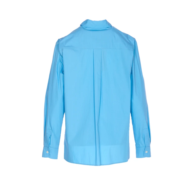 Pinko Shirts Blue Cotton - Women