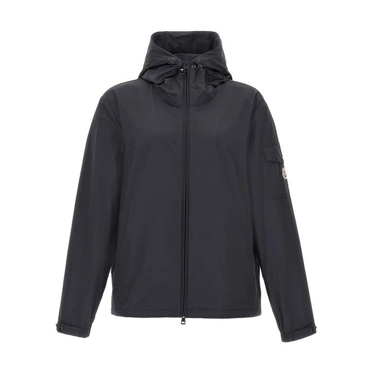 Moncler Black Polyester Shell Jacket Clothing - Men