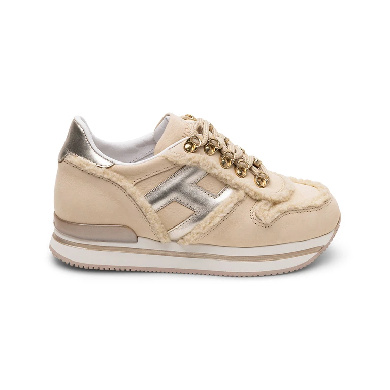 Hogan Womens Beige Sneakers