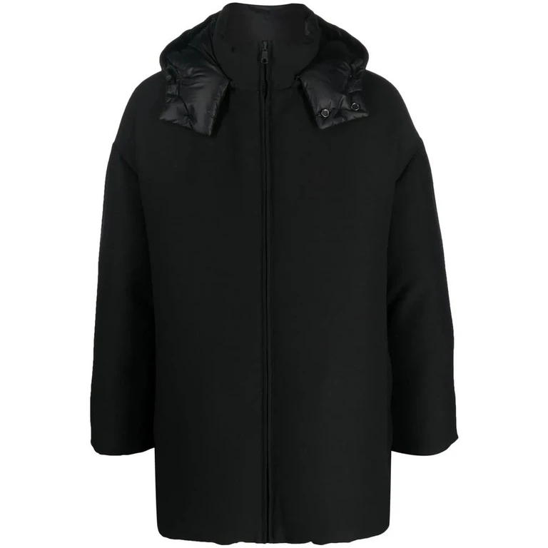 Valentino Garavani Zip-Up Hooded Coat