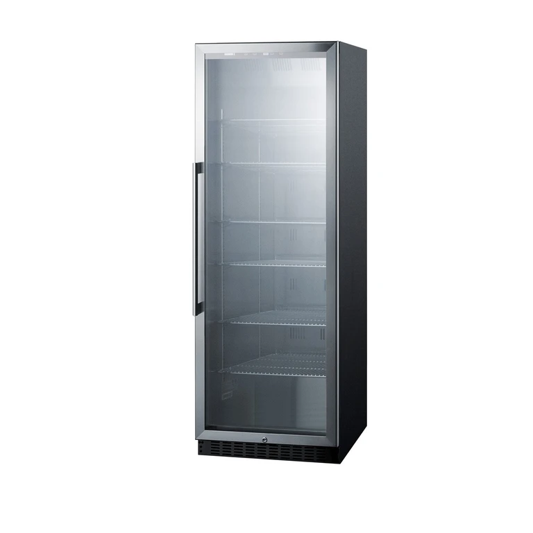 Summit 24 Inch Beverage Center - Stainless Steel and White