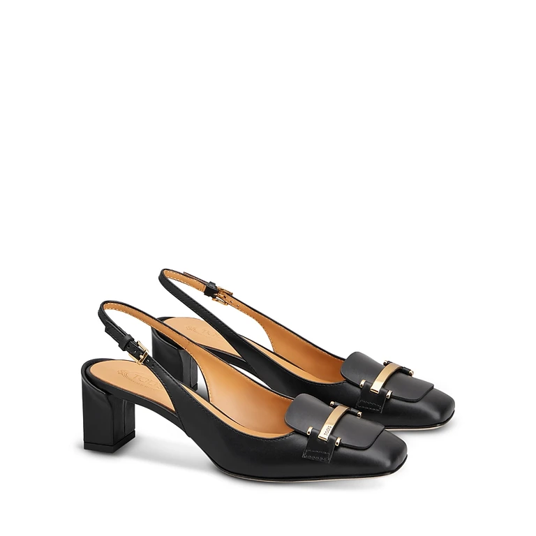 Tod's Slingback Leather Dècolletè