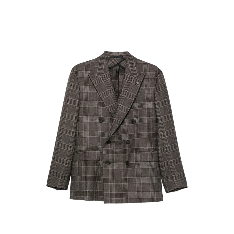 Tagliatore Double-breasted Check Blazer