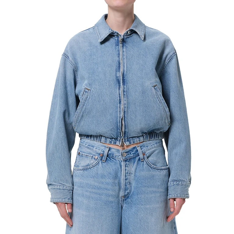 Agolde Nile Denim Blouson Jacket