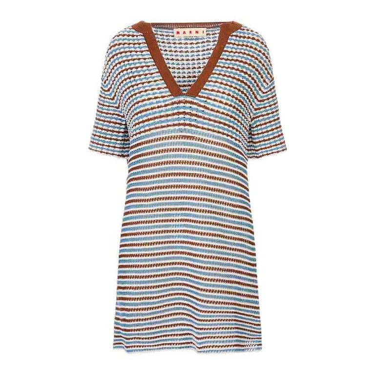 Robe Au Genou - Marron (ABMD0288EQUFCB35CRM30)