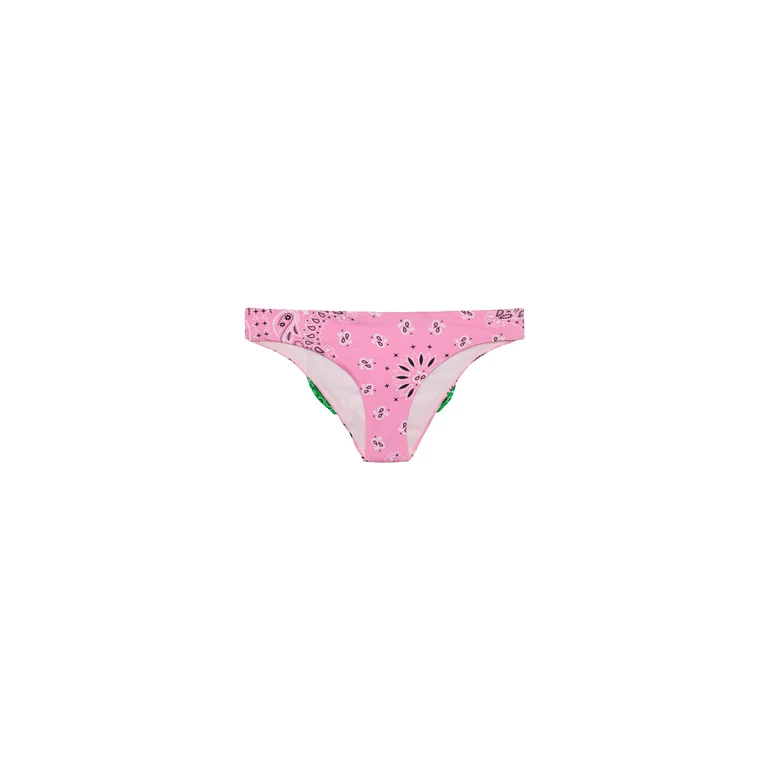 Mc2 Saint Barth Swim Briefs Madame With Bandana Print Pink Bottom