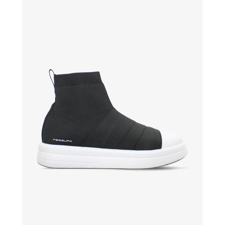 Fessura Italia Foam Y 01 White-black Everyday Sneakers - Women