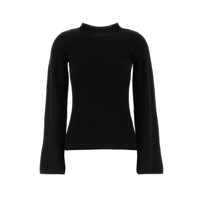 Le Kasha Black Cashmere Utah Sweater Exterior: Organic Maglieria - Women