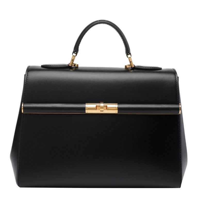 Dolce & Gabbana Black Leather Marlene Handbag