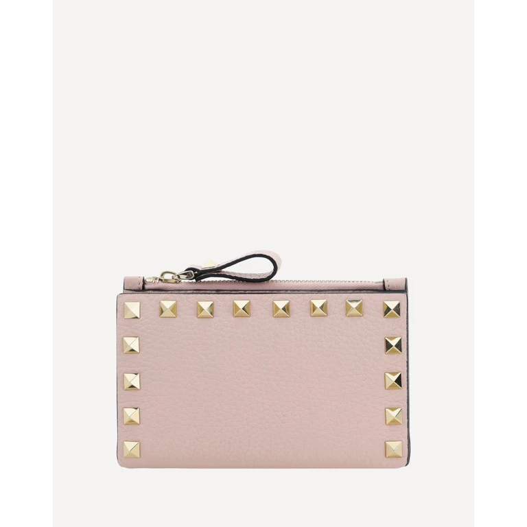 VALENTINO GARAVANI Rockstud zip Card Holder Female UNI
