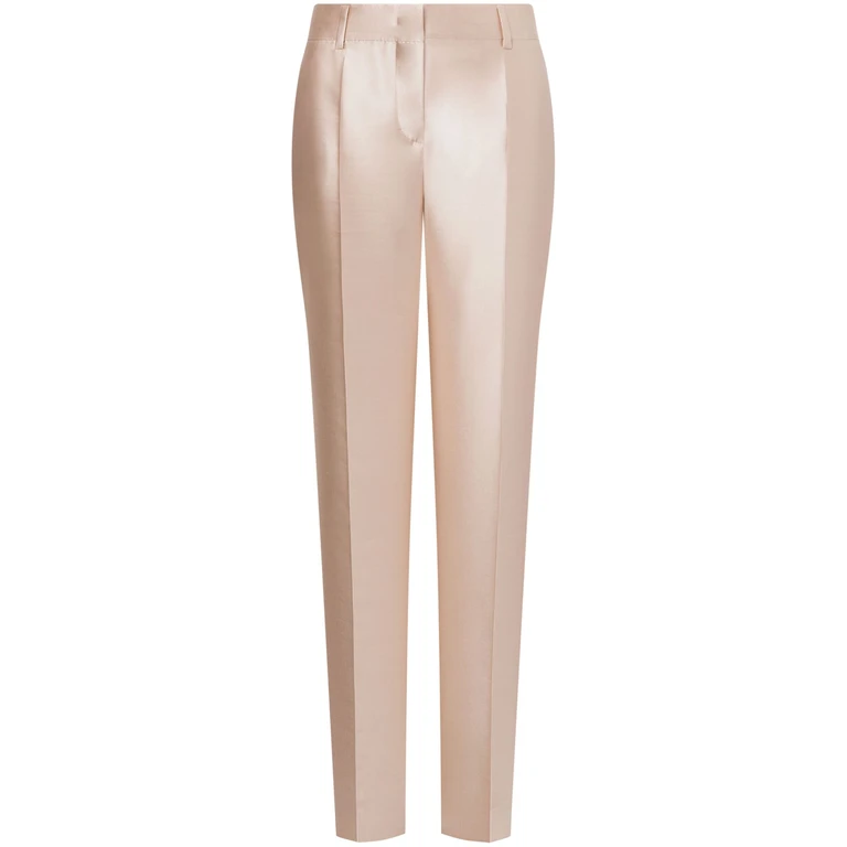Alberta Ferretti Pantalons Décontractés - Blanc