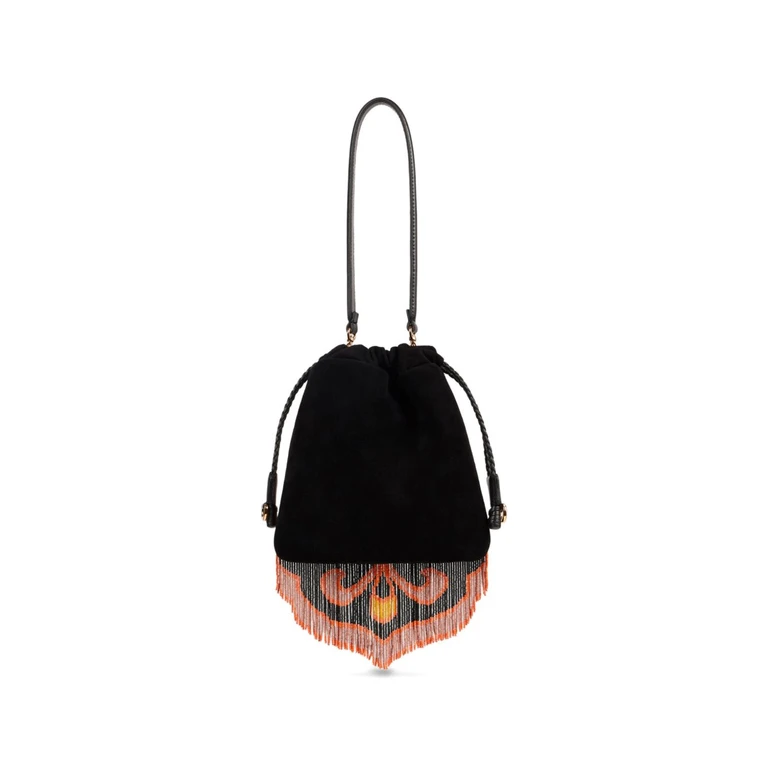 Etro Bags Black Calf Suede - Women
