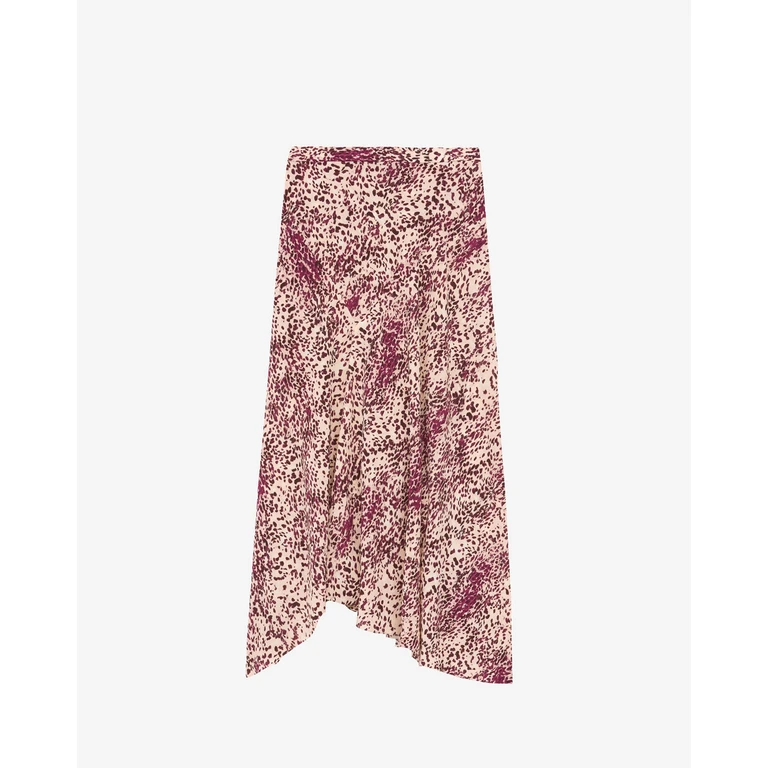Jupe Sakura - Femme - Violet-écru - Taille34 - Isabel Marant