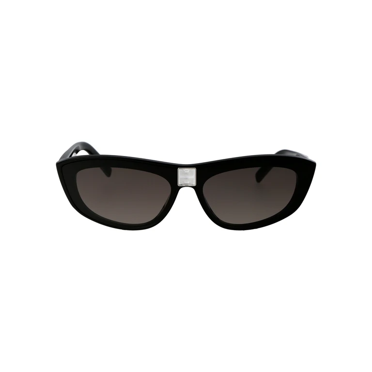 Givenchy Gv40027i 01b Shiny Black / Gradient Smoke Acetate Sunglasses - Women