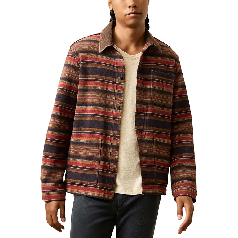 Faherty Men's High Ridge Twill Studio Shirt Jacket