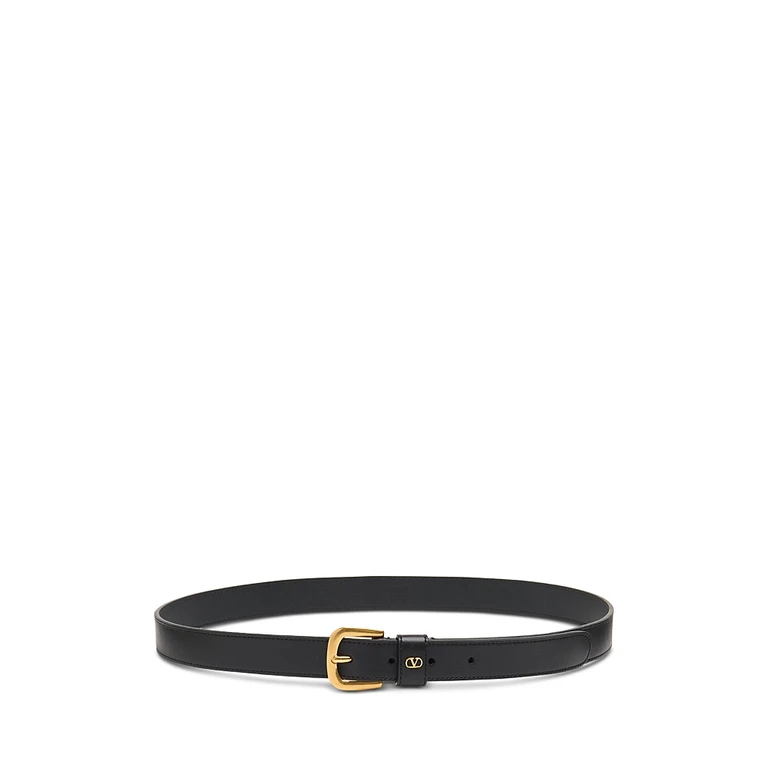 Valentino Garavani Men's VLogo Leather Belt