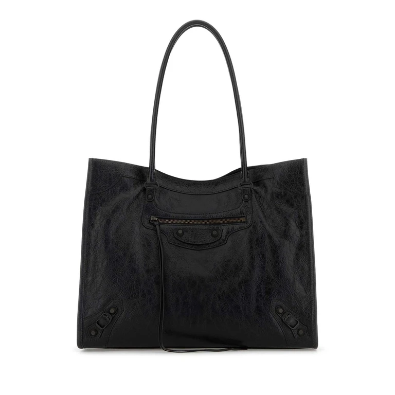 Balenciaga 8518182abek 1000 Black T Domesticated Lamb Le Borse A Mano