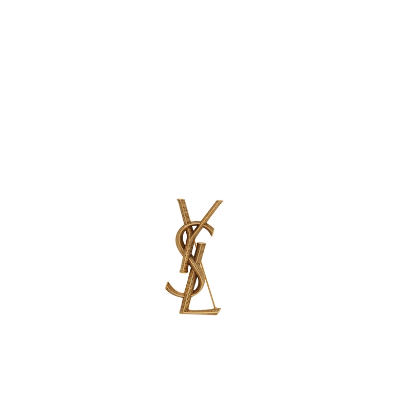 Saint Laurent Bijoux Aged Brass Gold - Women