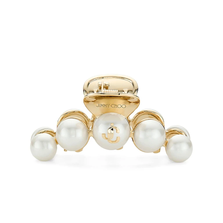 Jimmy Choo Pearl-embellished Claw Clip