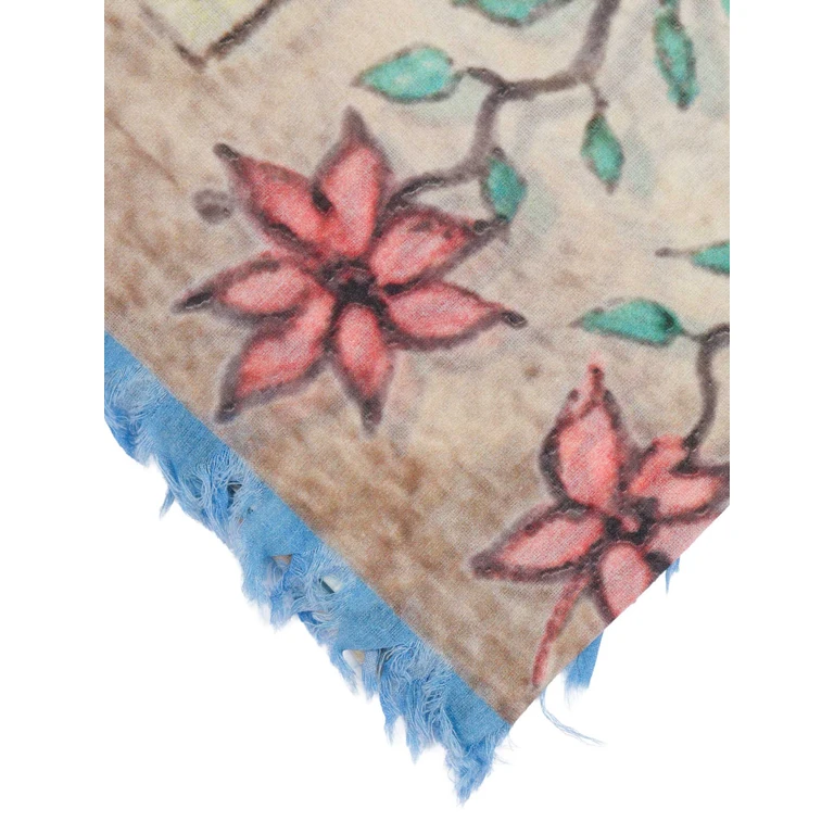 Faliero Sarti Madda 115x120 Scarf Cotton Silk - Women