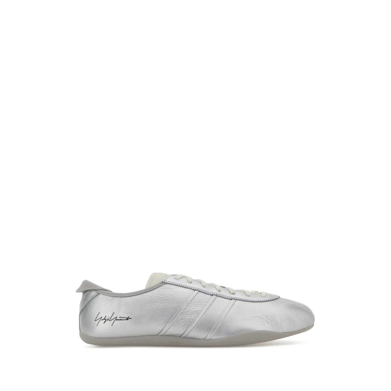 Y3 Yamamoto Silver Leather Y3 Tokyo Sneakers Silvmtowhiteblack - Unisex