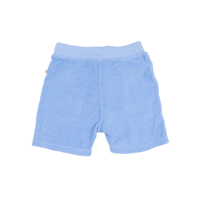One More In The Family bermuda Blue Cotton Polyester Short - Kids