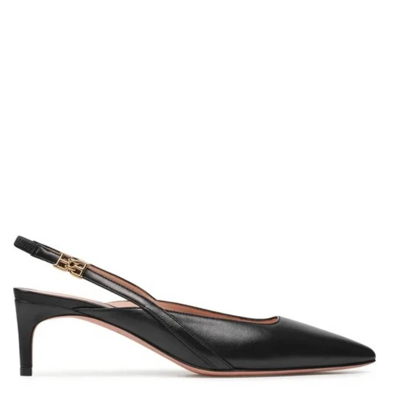 Bally Edeline Leather Slingback Pumps, Brand Size 39 ( US Size 8.5 )