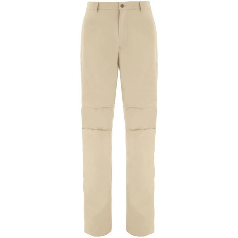 Ferragamo Logo-Patch Cotton Cropped Trousers