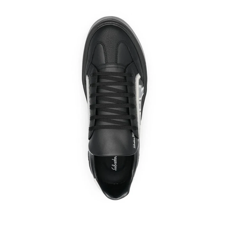 Ferragamo Mens Black Sneaker Sneakers