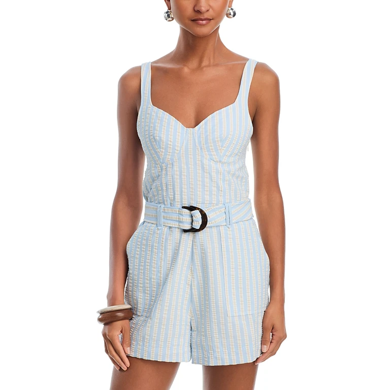 Simkhai Kai Bustier Cover Up Romper