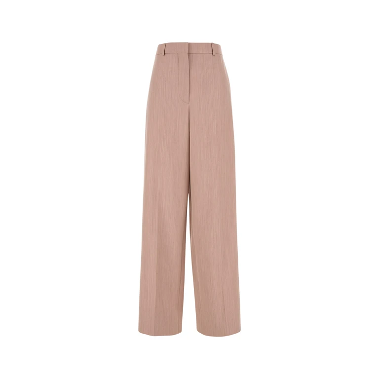 Stella McCartney Dustypink T: Wool Pantaloni