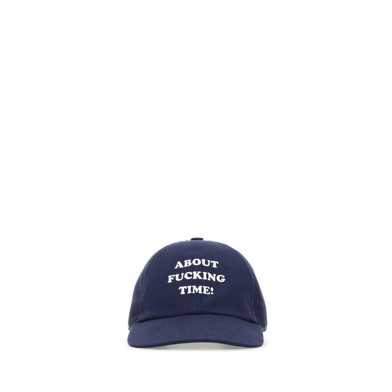 Stella McCartney Blu Cotton Baseball Cap Blue Exterior: Cappelli E Fasce Per Capelli - Women